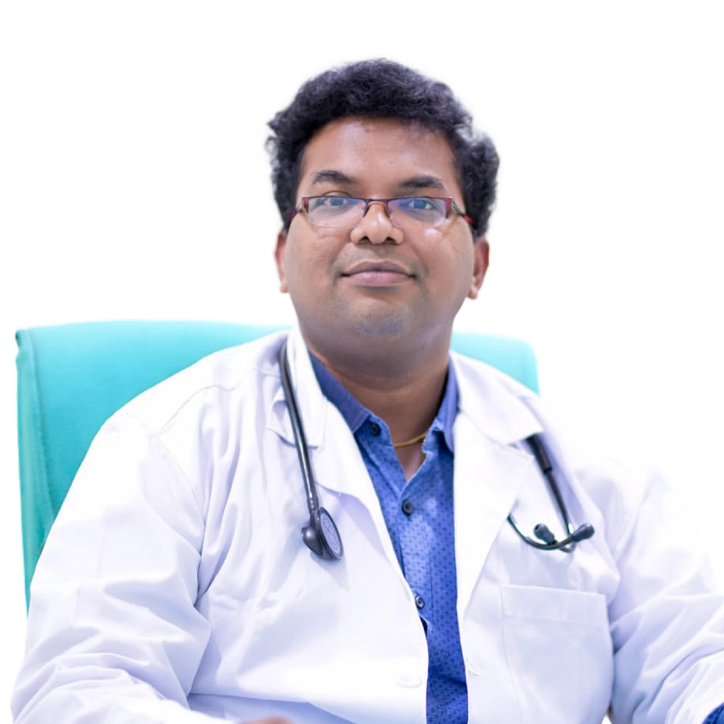 Portrait of Dr. Anjali Mehta, a female cardiologist, smiling and wearing a white coat, vertical rectangle photo